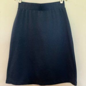 Lands' End Stretch Skirt in Navy Size S